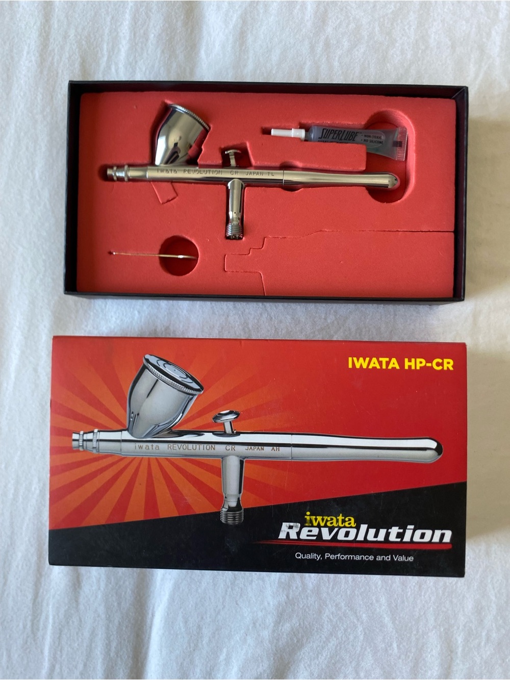Iwata Revolution HP-CR Airbrush - Silver